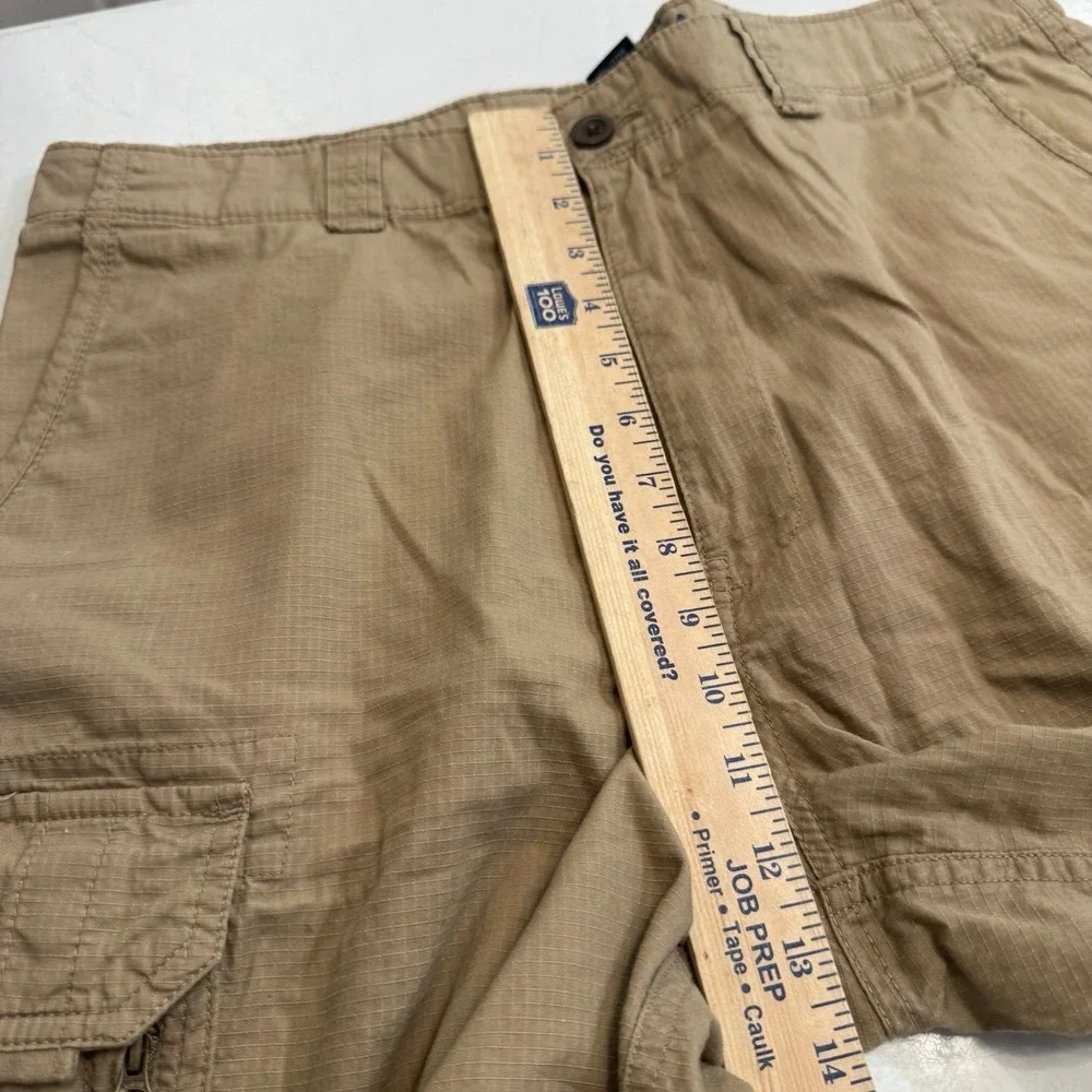Chaps Men's‎ Beige Tan  Cargo Hiking Shorts 9